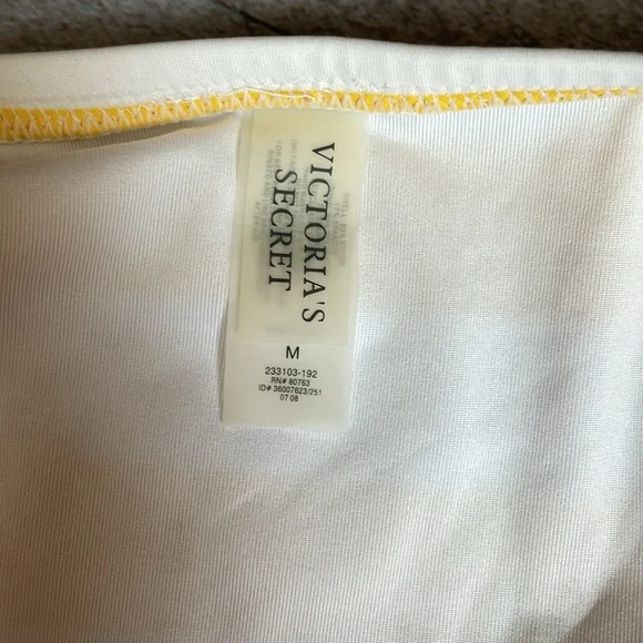 Victoria's Secret Yellow and White Bikini - Picture 4 of 11
